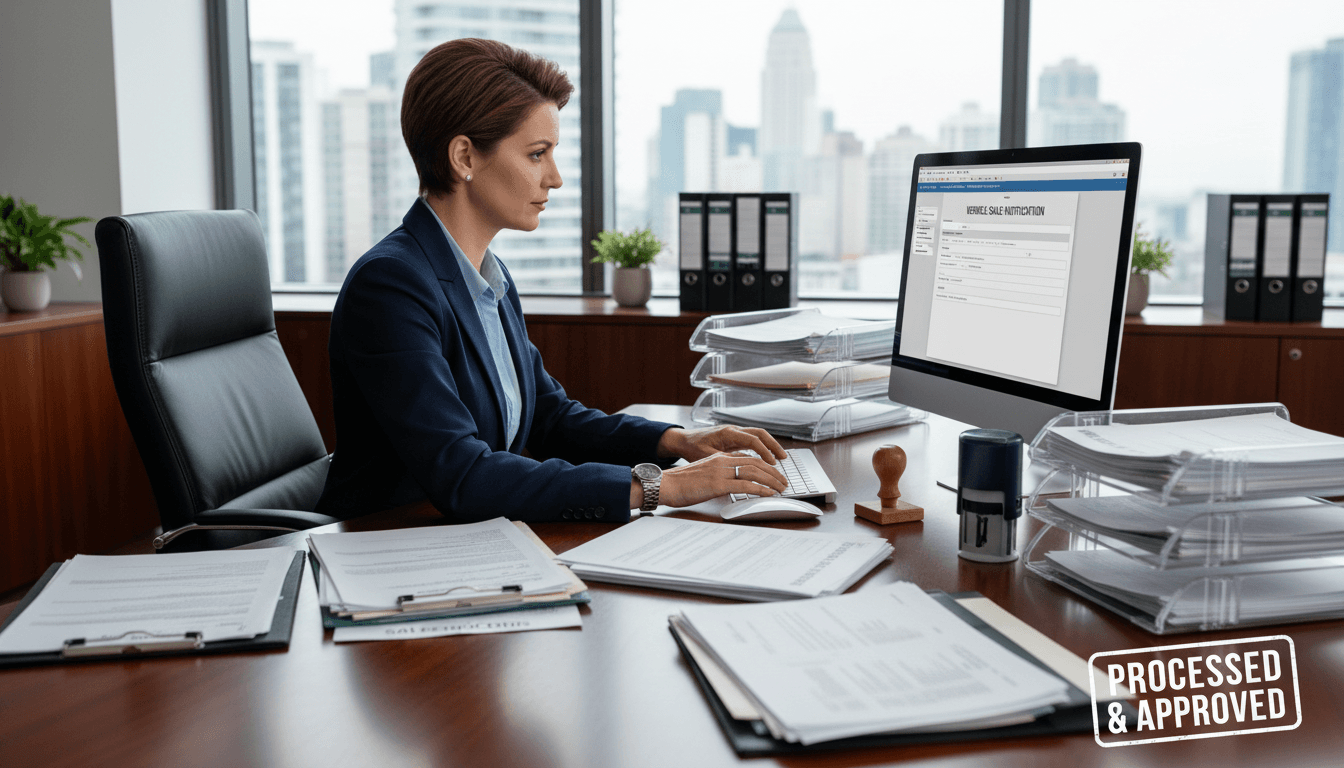 Notificación de venta segura