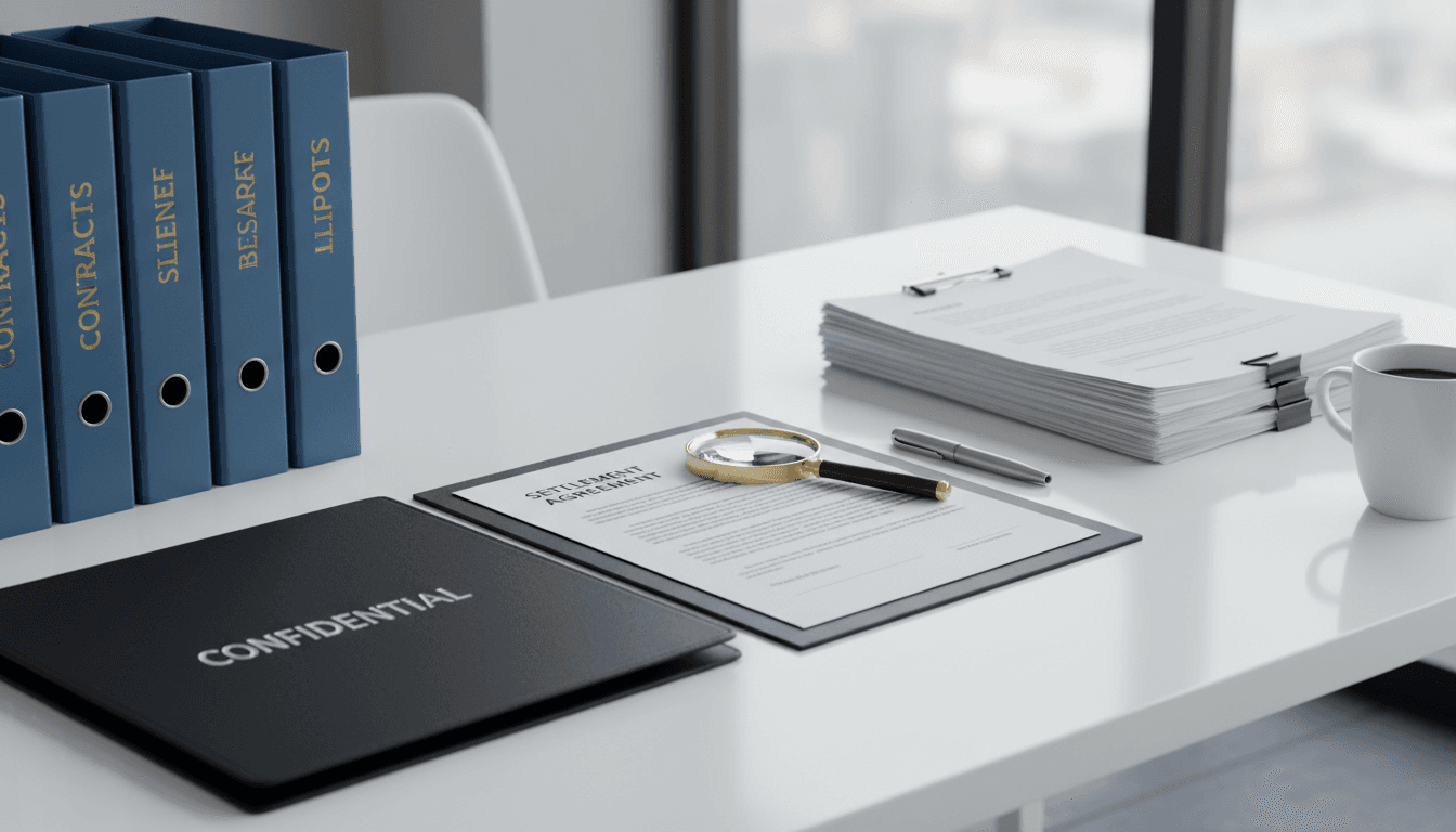 Documentos profesionales de permiso de conducir organizados en escritorio limpio