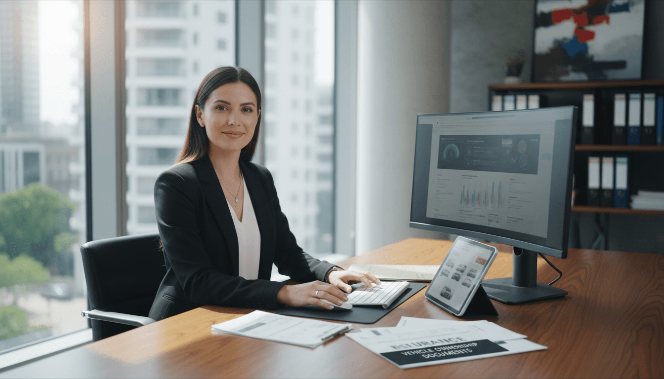 Gestoría especializada en transferencias de coches realizando gestión telemática