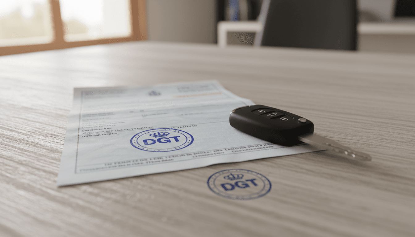 Documentación de transferencia vehicular oficial