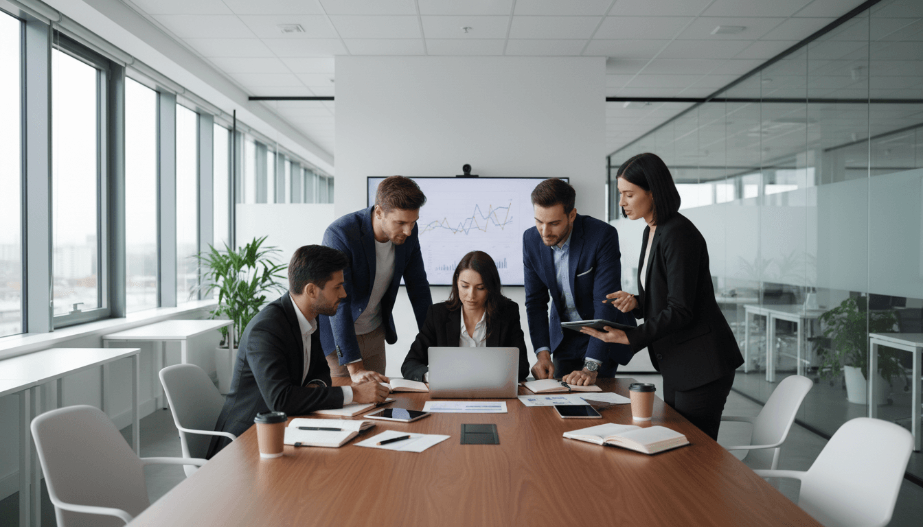 Equipo profesional de Gestoría RP trabajando en gestión de transferencias de vehículos