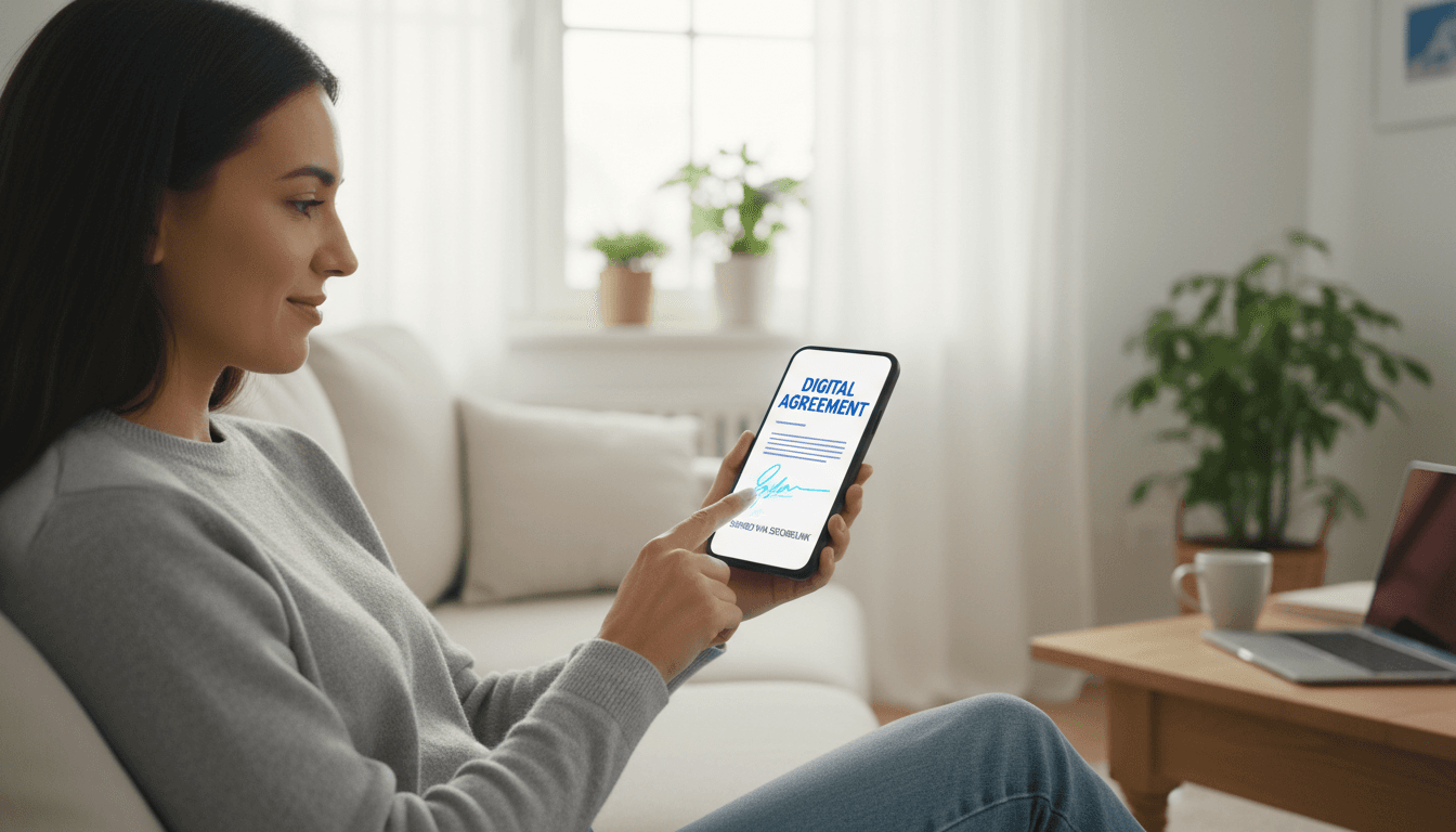 Firma digital por SMS en móvil