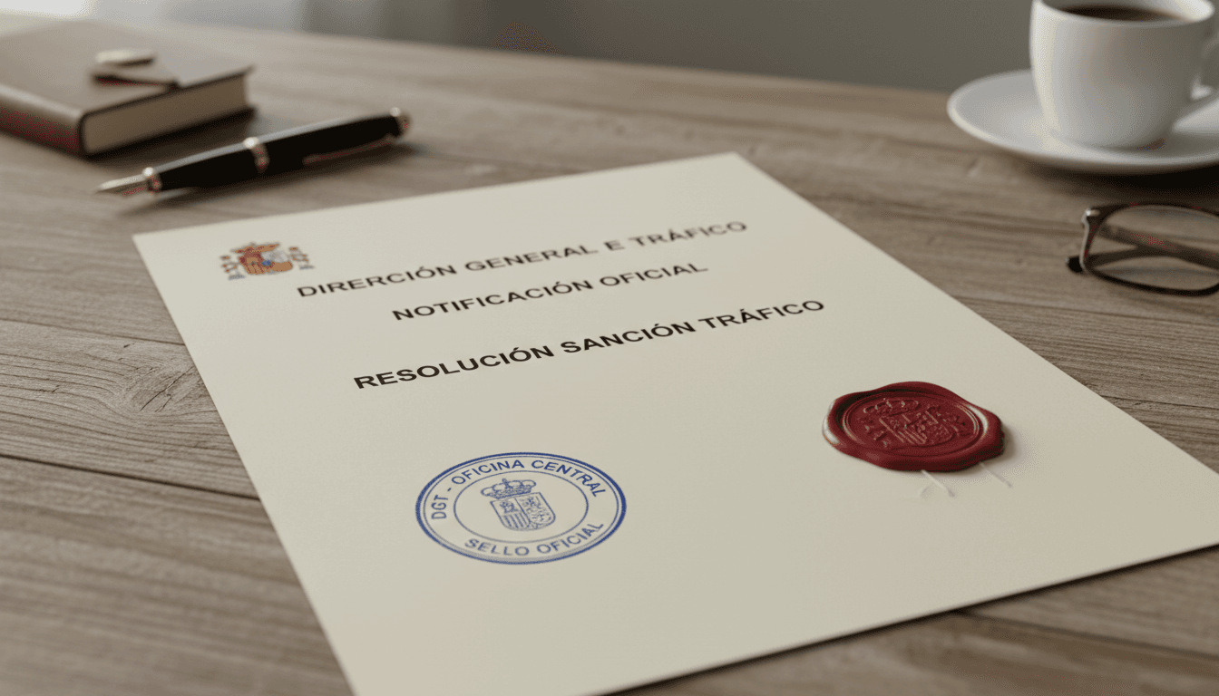 Notificación de venta de vehículo