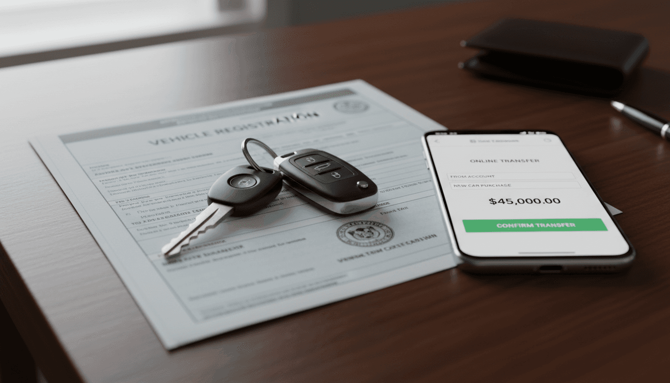 Documentación de vehículo y proceso digital de transferencia