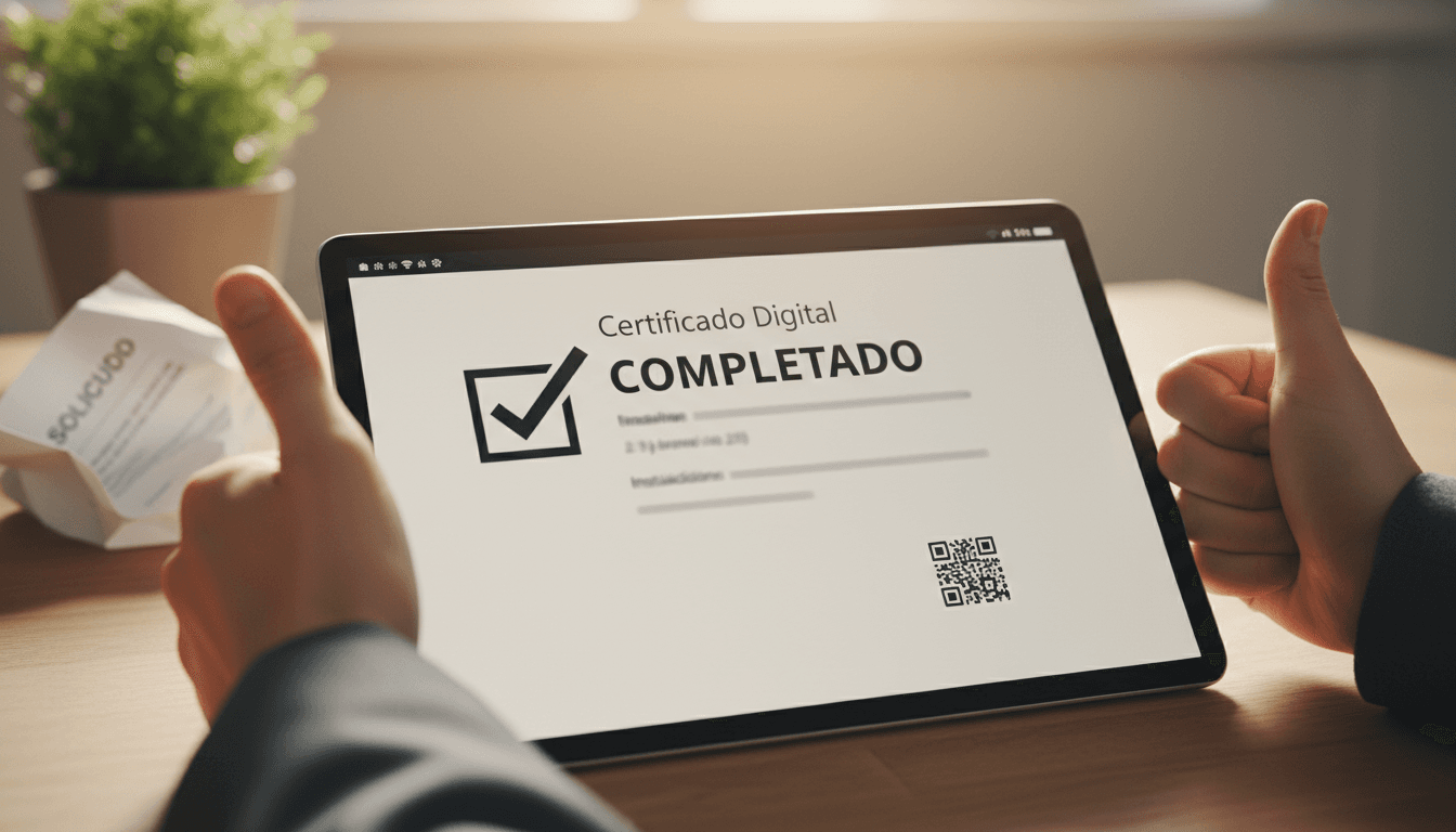 Recepción del justificante de transferencia