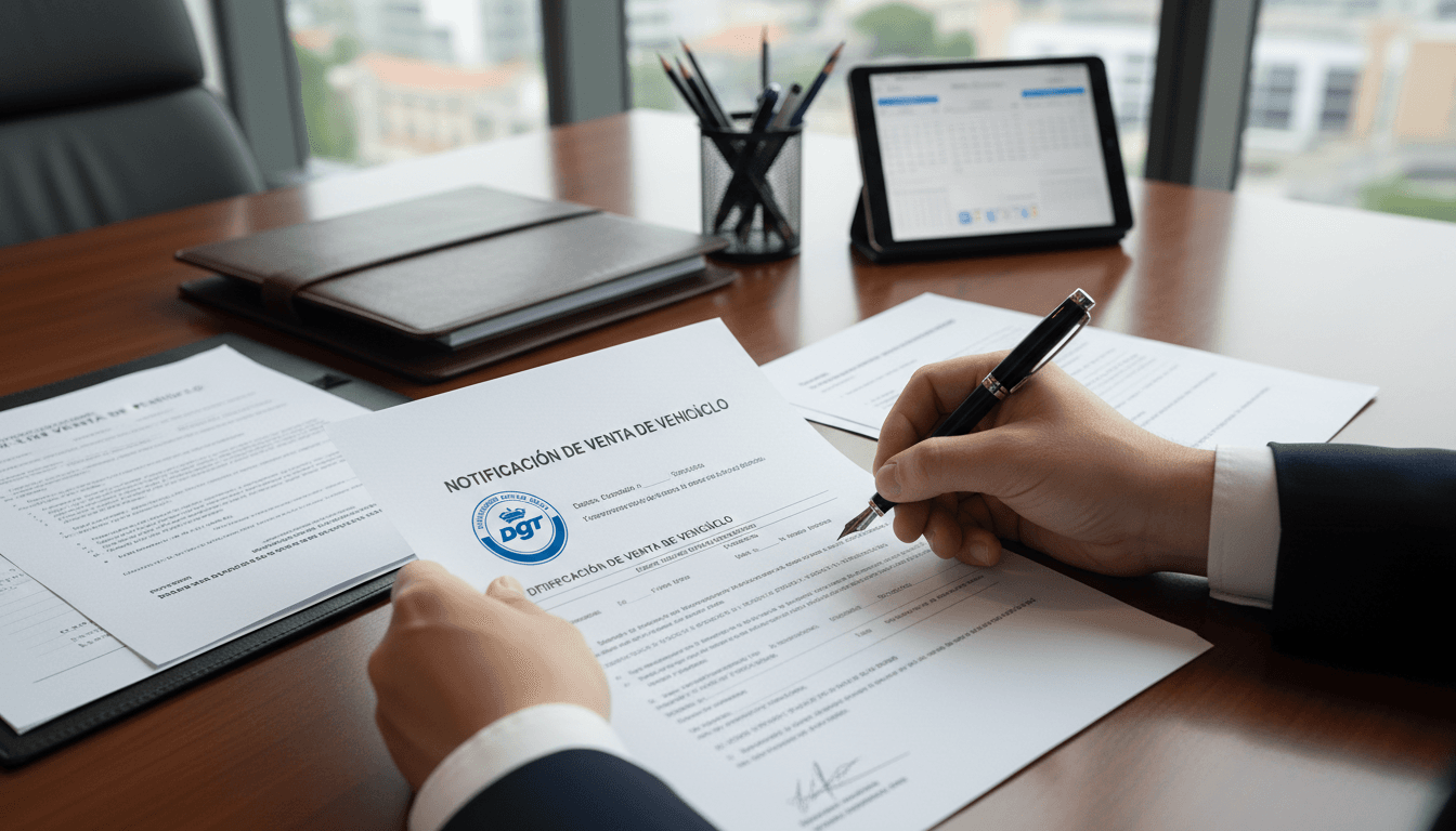 Notificación de venta oficial