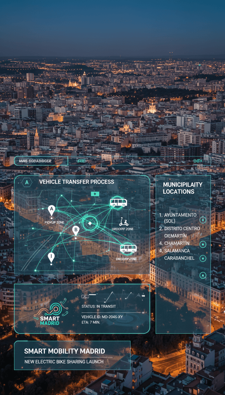 Municipios de Madrid con servicio de transferencia de vehículos GO-AUTO