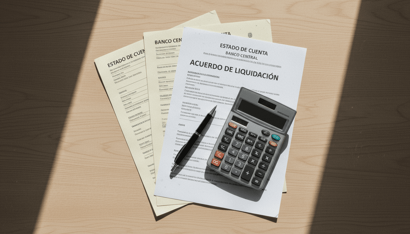 Pago del préstamo y documentación financiera